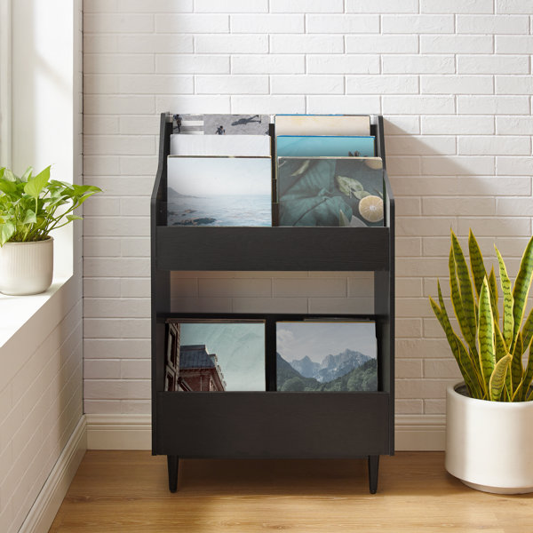 Crosley Liam Record Storage Stand Black Wayfair